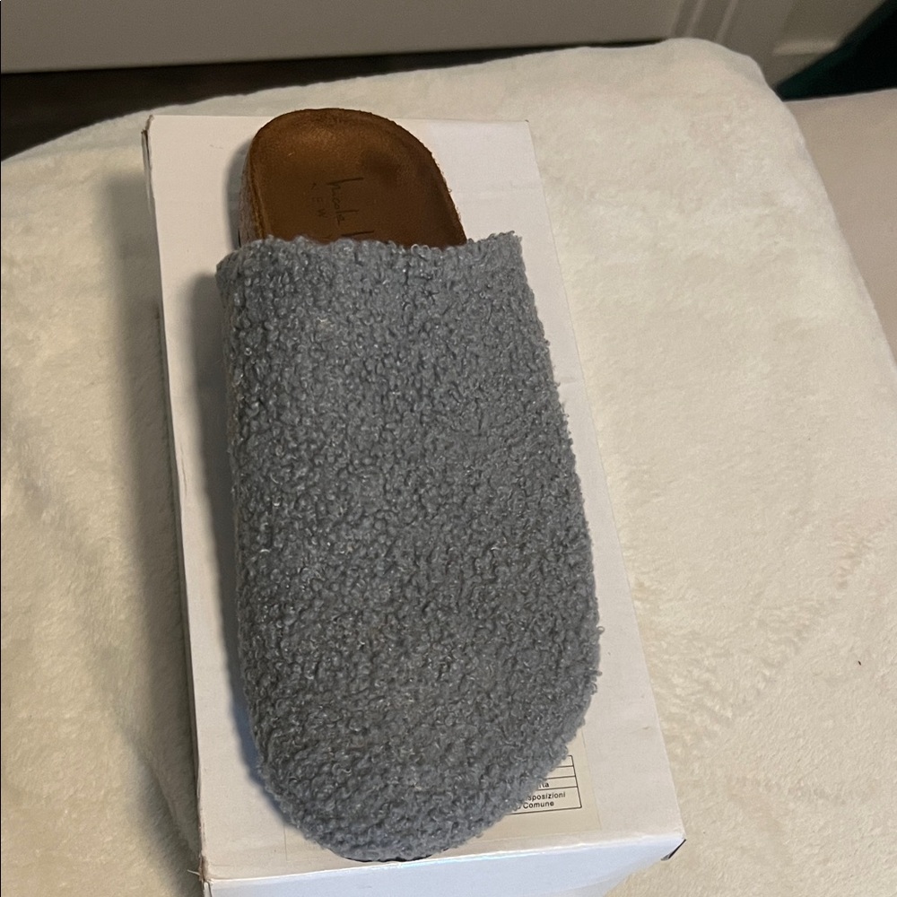 Cozy Gray Slip-On Slippers